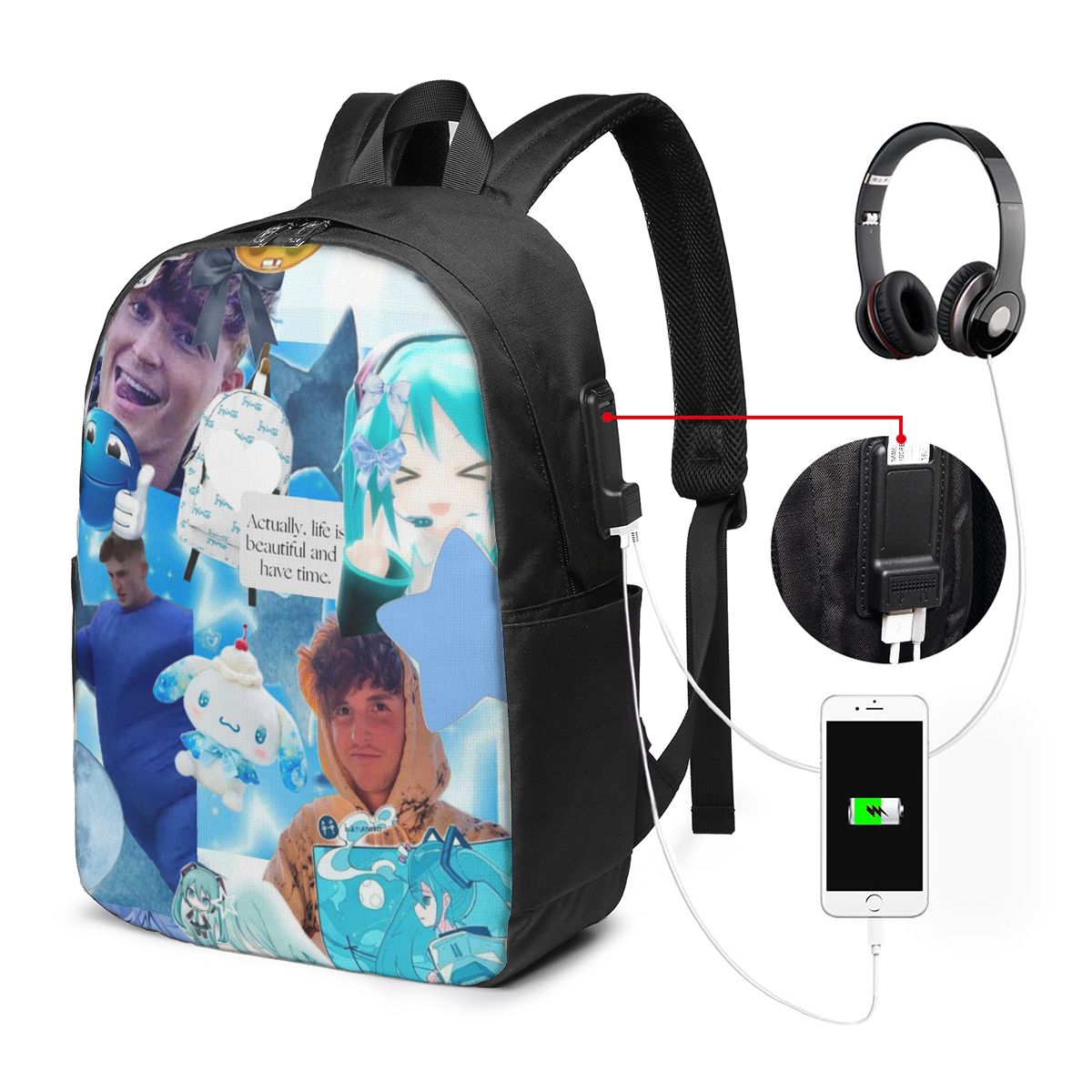 Travel Bags - Caylus Backpack Travel Notebook Bag Computer