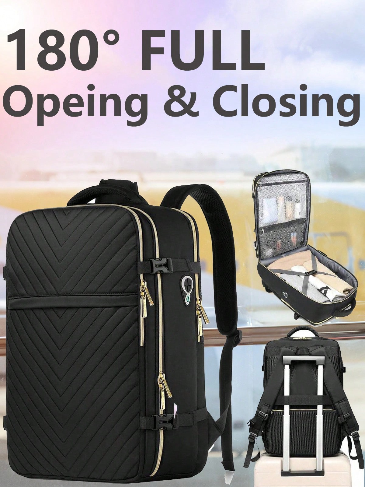Travel Bags - Large Carry On Travel Backpack -