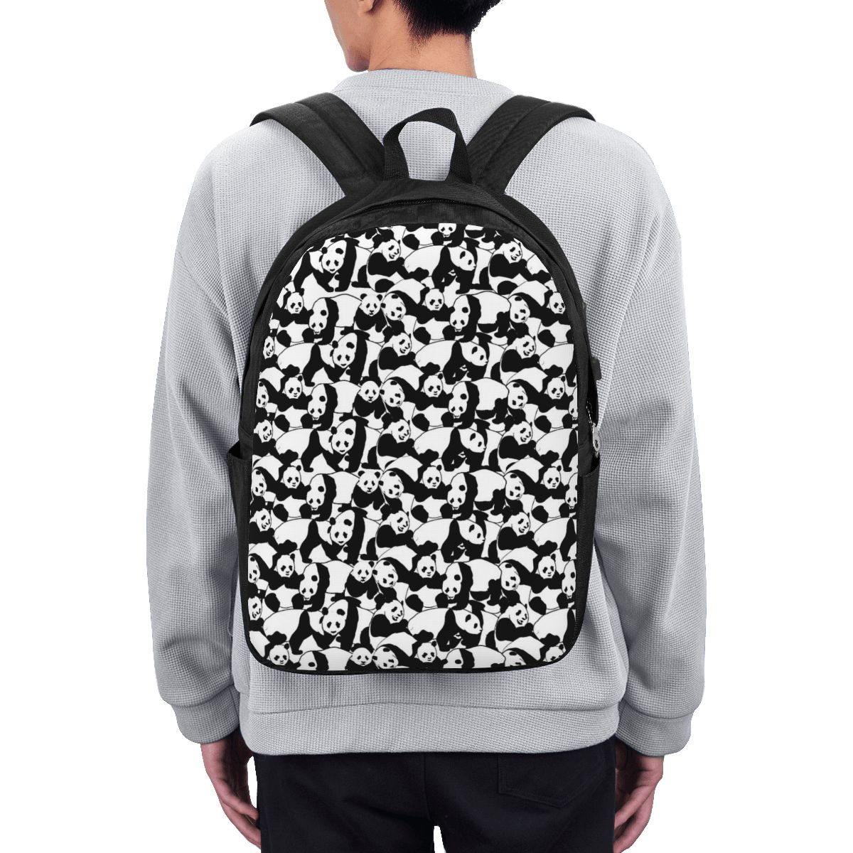 Travel Bags - Panda Pattern Backpack Travel Notebook Bag