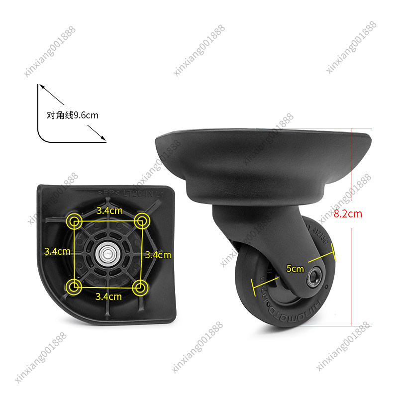 For Samsonite Luggage Replacem - Silent Replacement Luggage Wheels ulasan dan harga