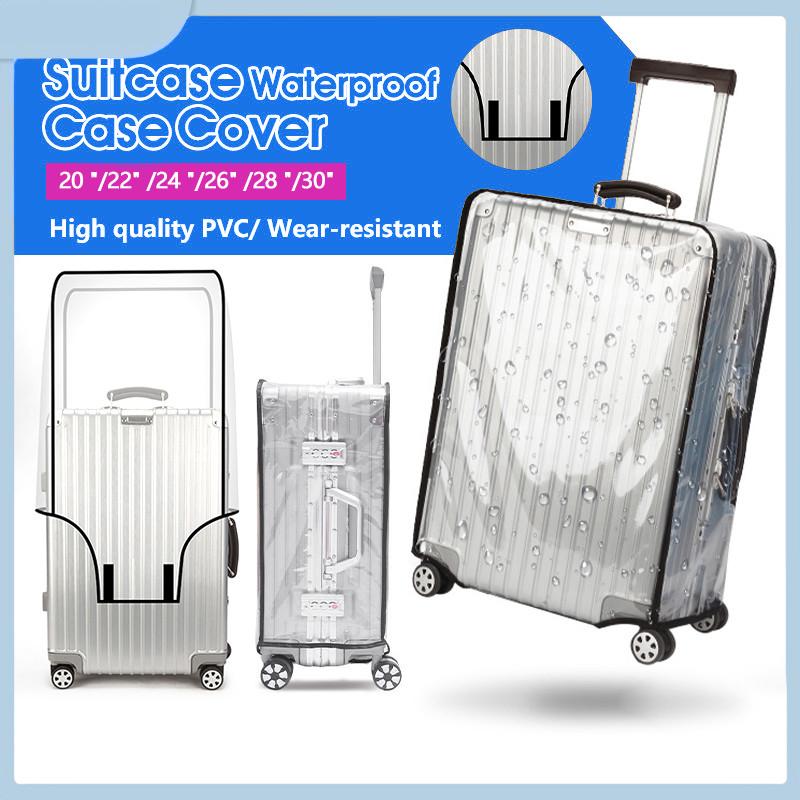Travel Transparent Luggage Cov - Luggage Protective Cover Transparent ulasan dan harga