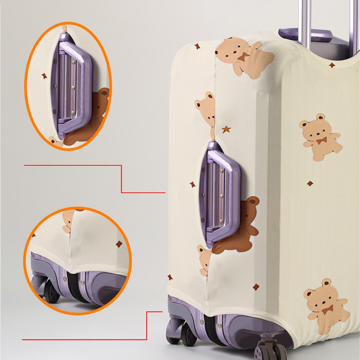 Luggage Cover Protector Elasti - Waterproof Suitcase Cover Protector ulasan dan harga