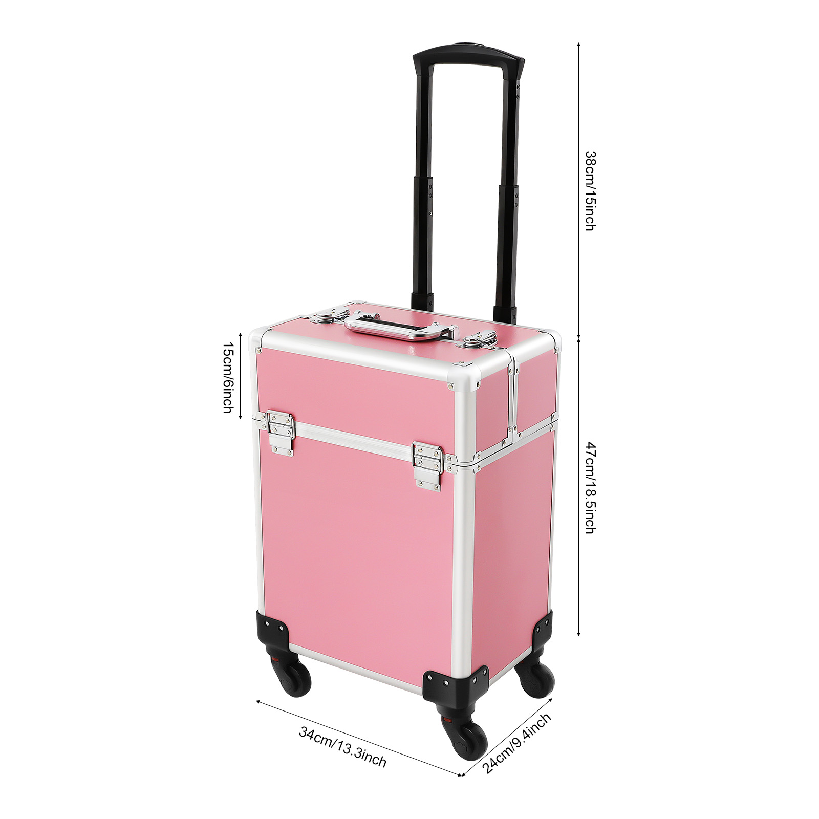 Rolling Makeup Train Case Cosm - Travel Bags ulasan dan harga