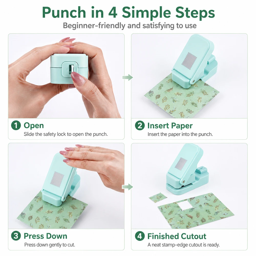 Postage Stamp Edge Paper Punch - Handbags ulasan dan harga