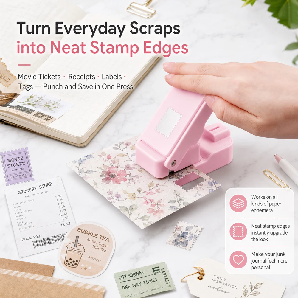 Postage Stamp Edge Paper Punch - Handbags ulasan dan harga