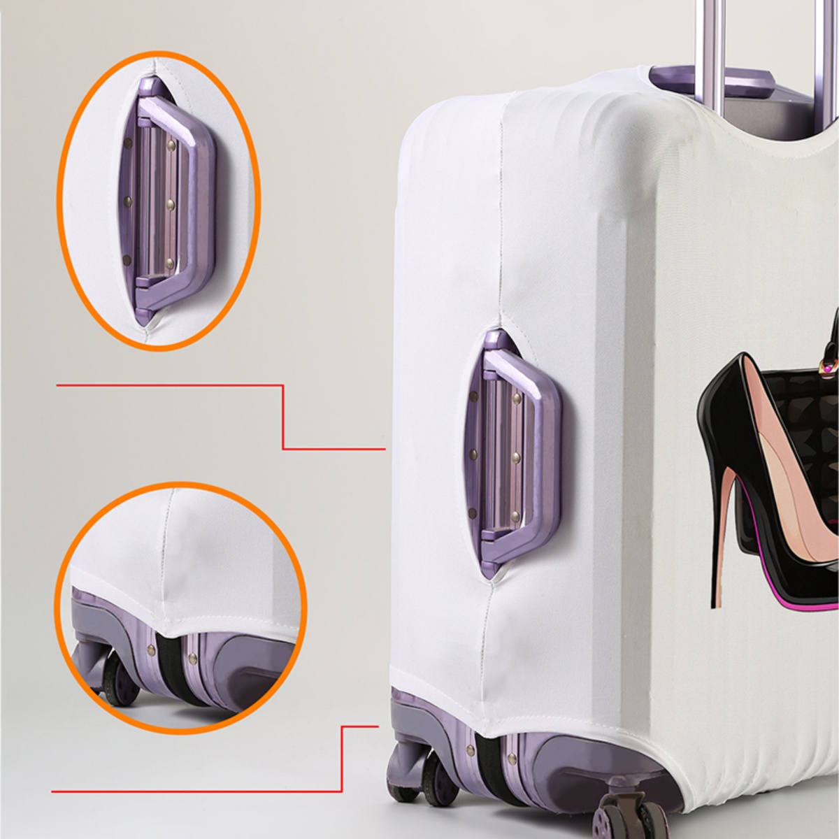 Luggage Cover Protector Elasti - Waterproof Suitcase Cover Protector ulasan dan harga