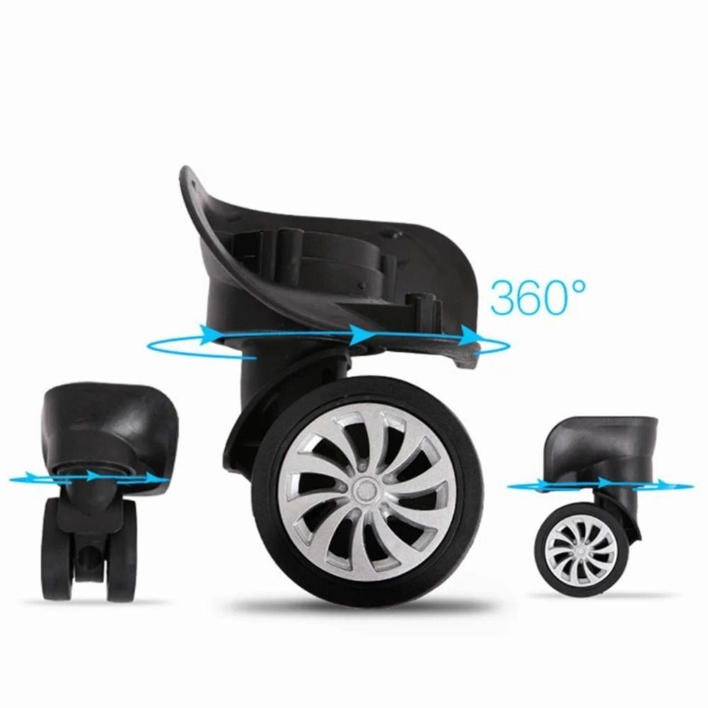4Pcs Universal Luggage Suitcas - Silent Replacement Luggage Wheels ulasan dan harga