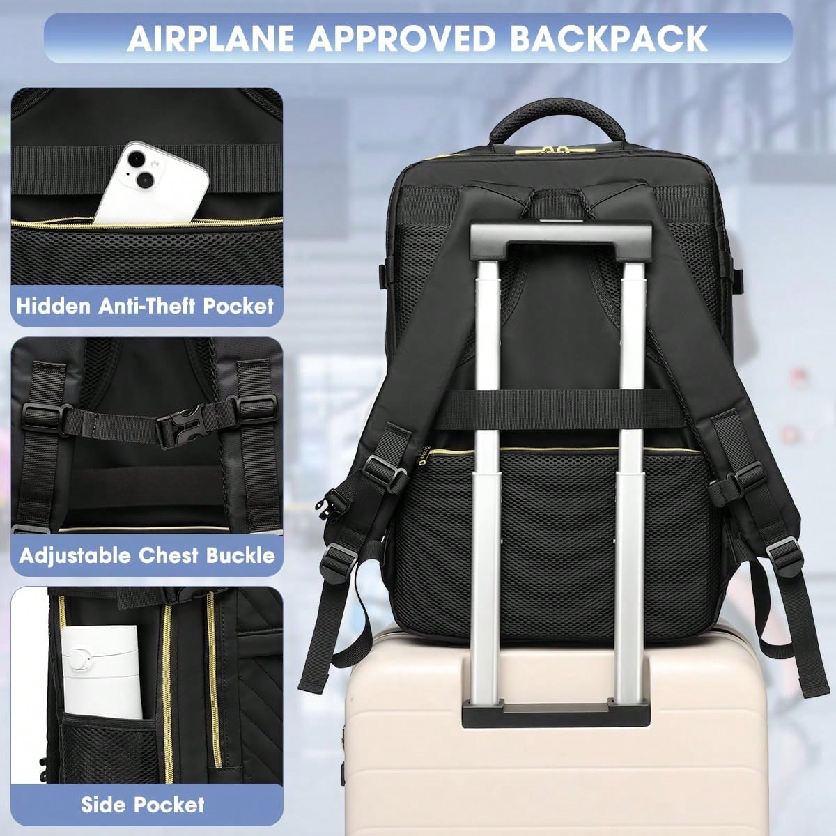 Large Carry On Travel Backpack - Travel Bags ulasan dan harga