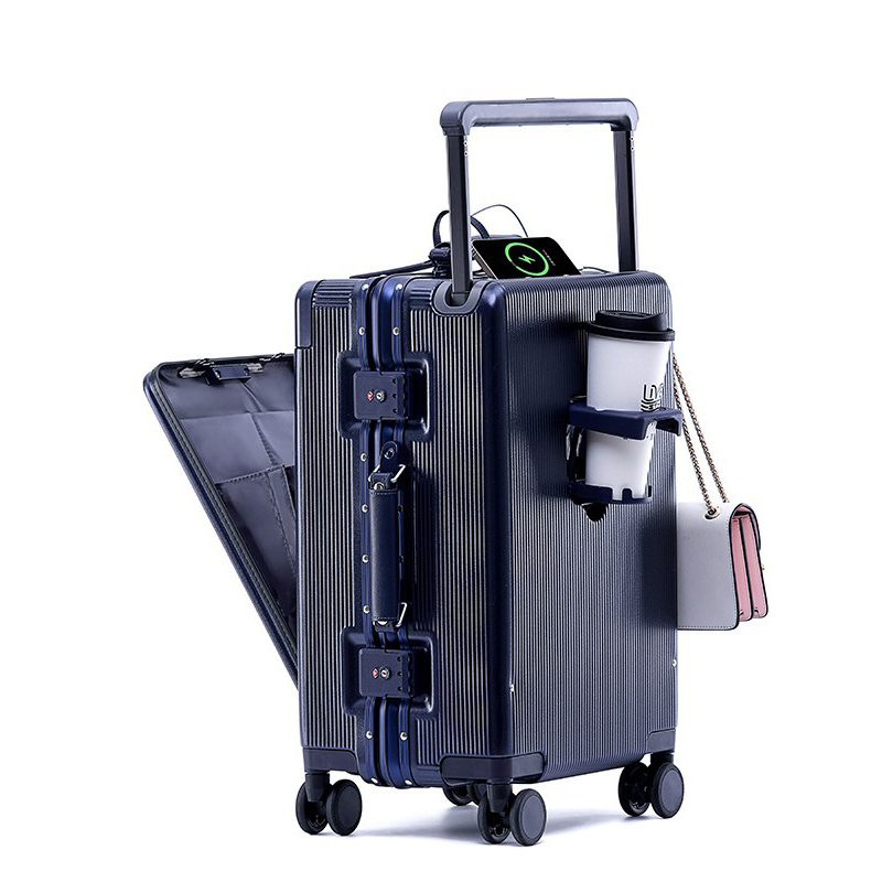 Travel Suitcase Aluminum frame - Aluminum Frame Carry On Luggage ulasan dan harga