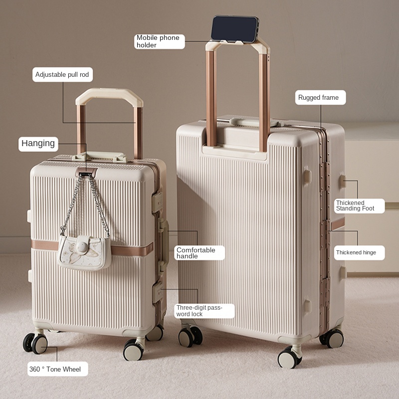 2026 New Luggage Carrier 20-in - Aluminum Frame Carry On Luggage ulasan dan harga