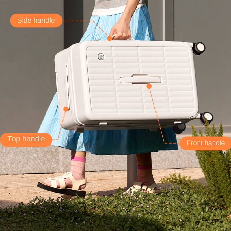 Side Opening Lid Suitcase Envi - Spinner Wheel Rolling Suitcase 20 Inch ulasan dan harga
