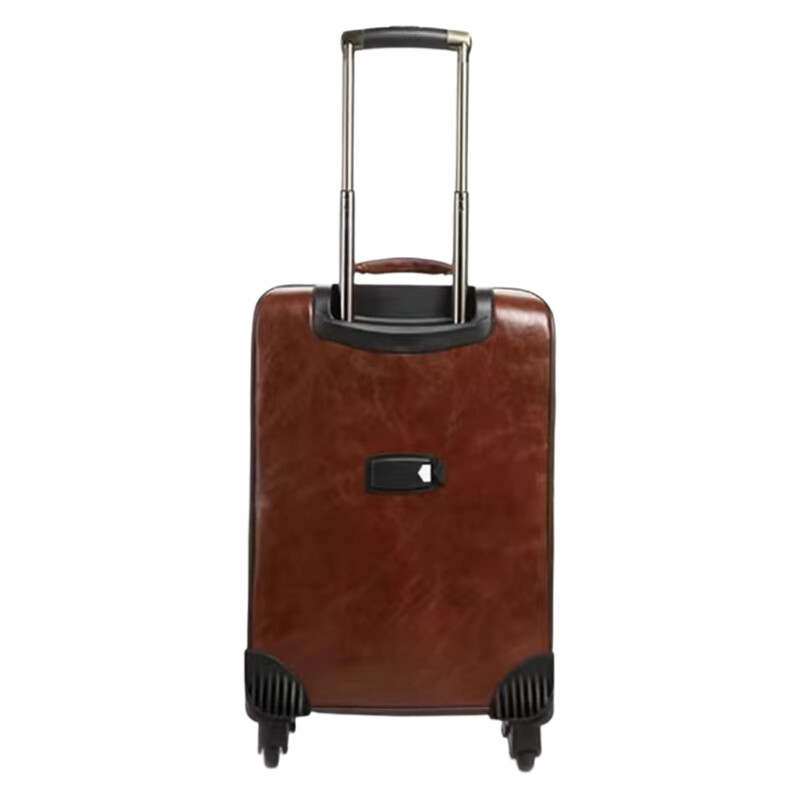 PREMIUM Leather Rolling Luggag - Spinner Wheel Rolling Suitcase 20 Inch ulasan dan harga