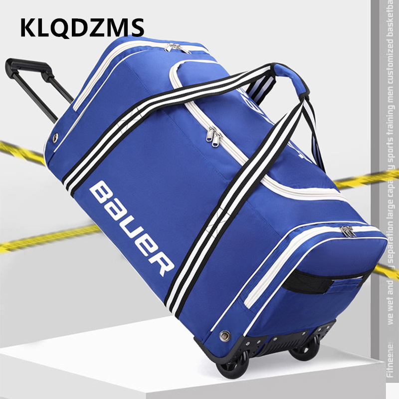 KLQDZMS Oxford Cloth Luggage T - Foldable Rolling Luggage Bag ulasan dan harga