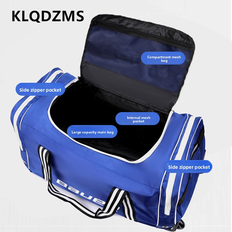 KLQDZMS Oxford Cloth Luggage T - Foldable Rolling Luggage Bag ulasan dan harga