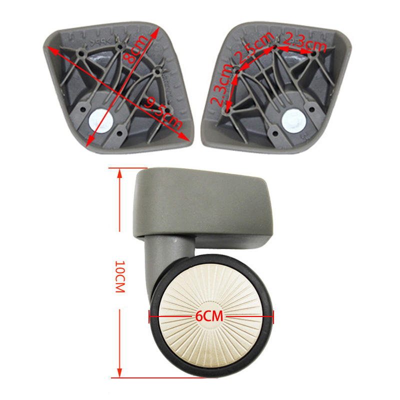 For Samsonite JY103 JY105 JY10 - Silent Replacement Luggage Wheels ulasan dan harga