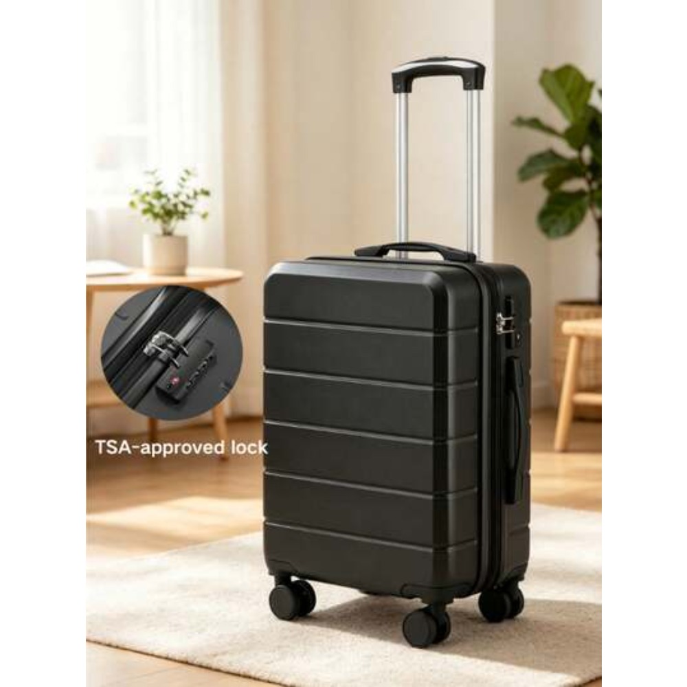 20 Inch Expandable ABS Hardsid - Cabin Size Lightweight Travel Trolley ulasan dan harga