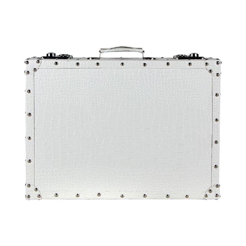 Crocodile Leather Pattern Trav - Retro Vintage Trunk Suitcase ulasan dan harga