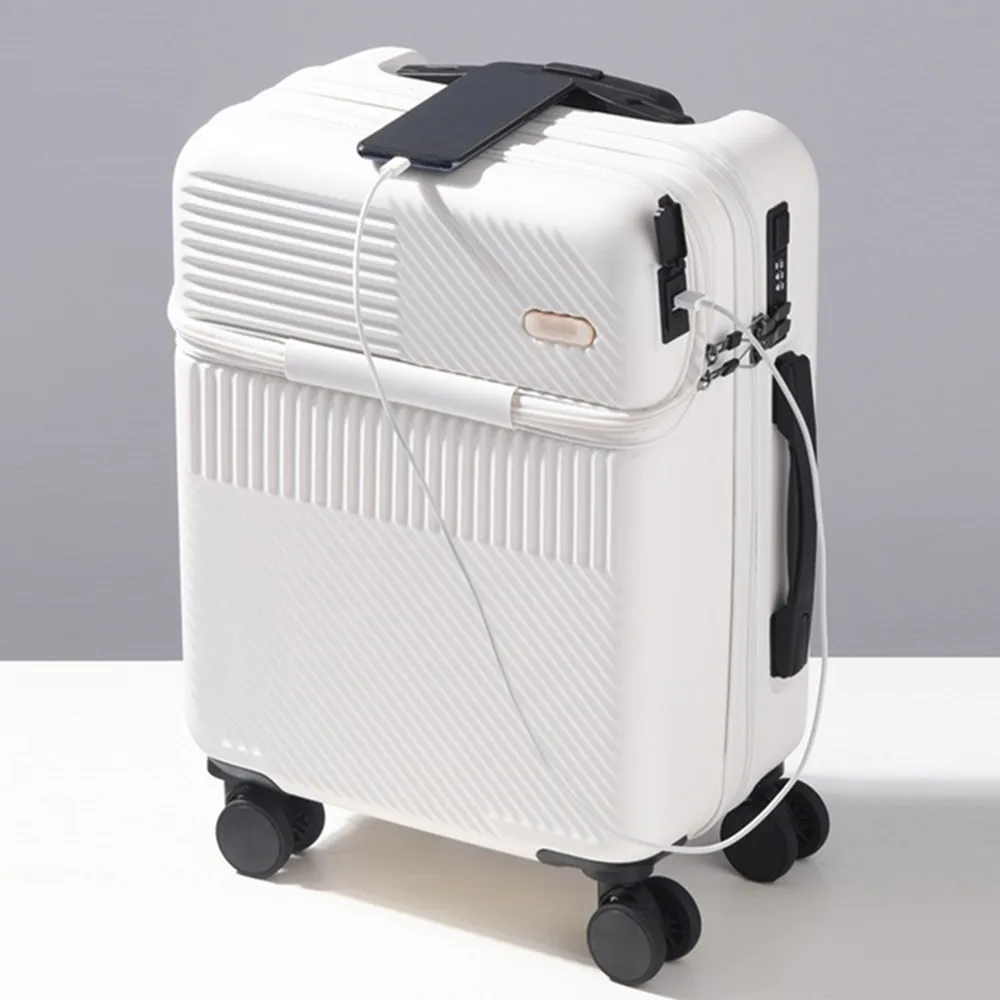Front Open Lid Trolley Case PC - Front Opening Laptop Luggage 24 Inch ulasan dan harga