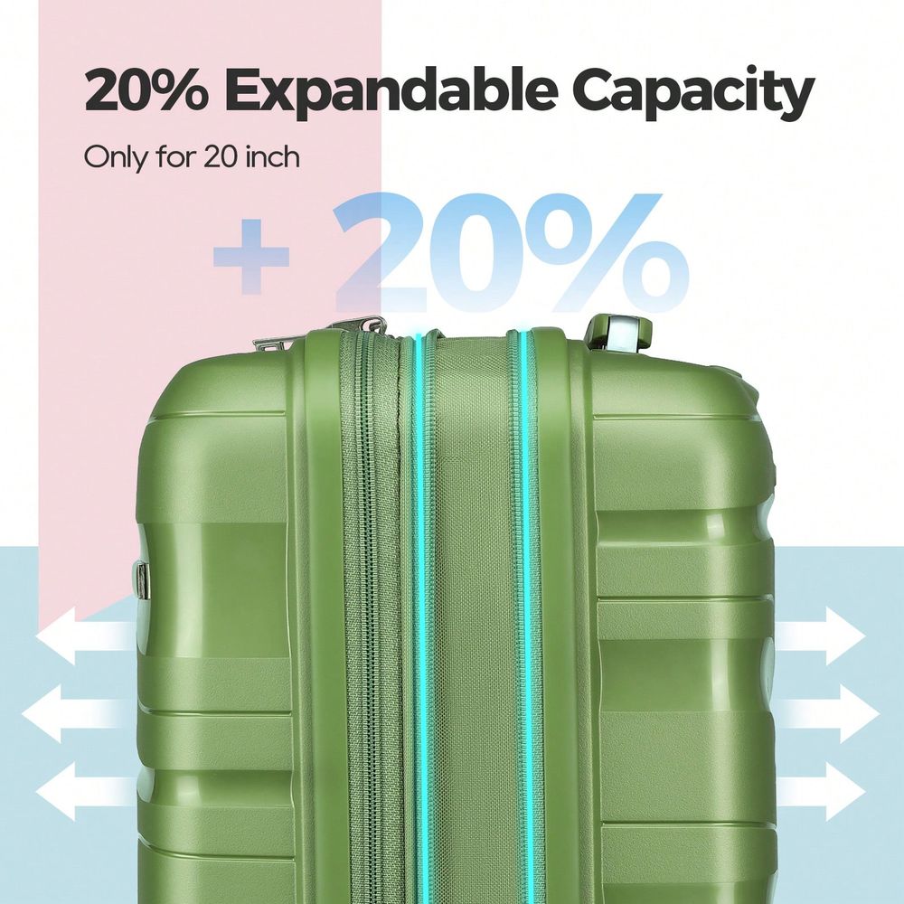 3Piece Hardshell Luggage Set,  - Expandable Hard Shell Luggage Set ulasan dan harga