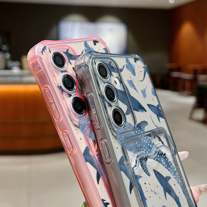 Ocean Shark Whale Phone Case F - Wallets ulasan dan harga
