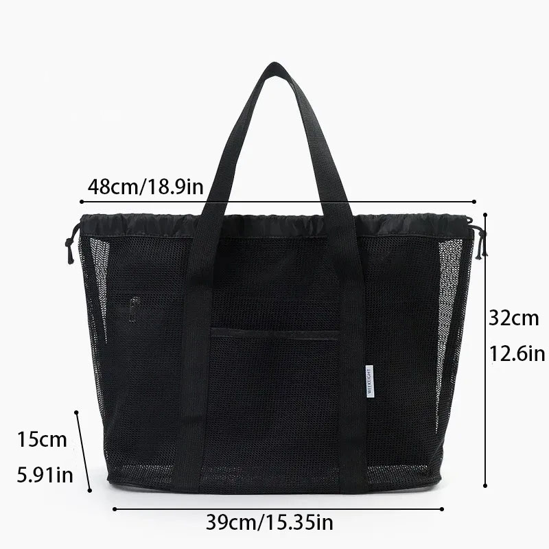 Large Capacity Beach Bag Drain - Cosmetic Bags ulasan dan harga