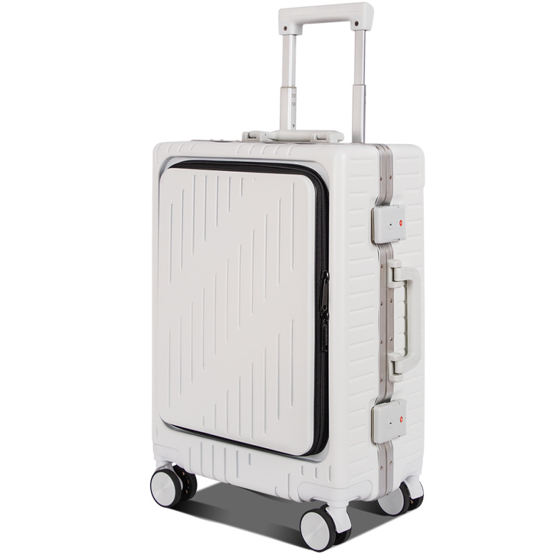 Front Opening Business Luggage - Aluminum Frame Carry On Luggage ulasan dan harga