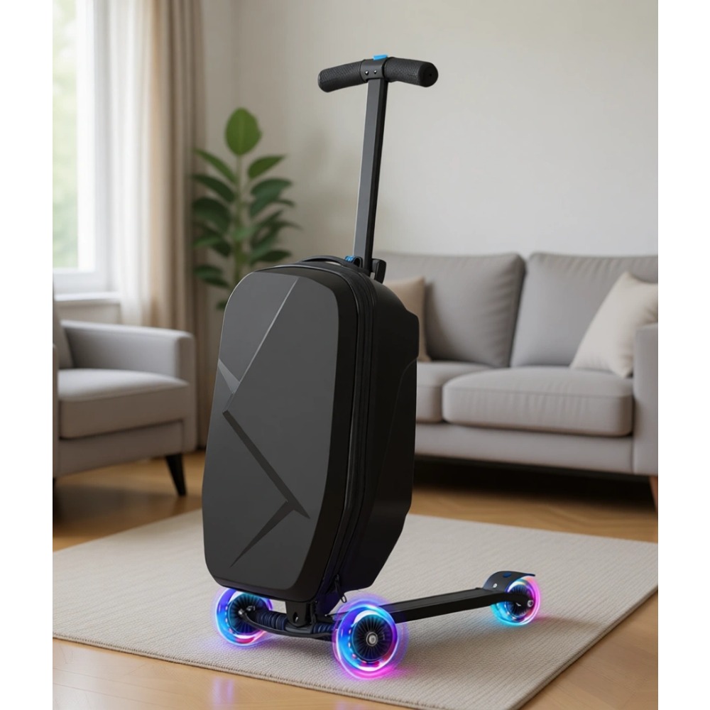 Scooter Luggage for Kids: Ligh - Kids Ride On Suitcase Scooter ulasan dan harga