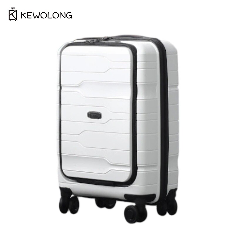 20 Inch Front Opening Carry On - Cabin Size Lightweight Travel Trolley ulasan dan harga