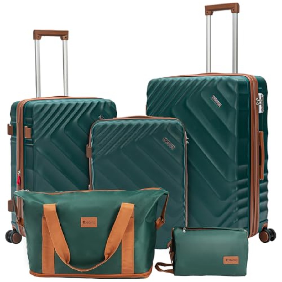 5-Piece Hard Shell Expandable  - Expandable Hard Shell Luggage Set ulasan dan harga