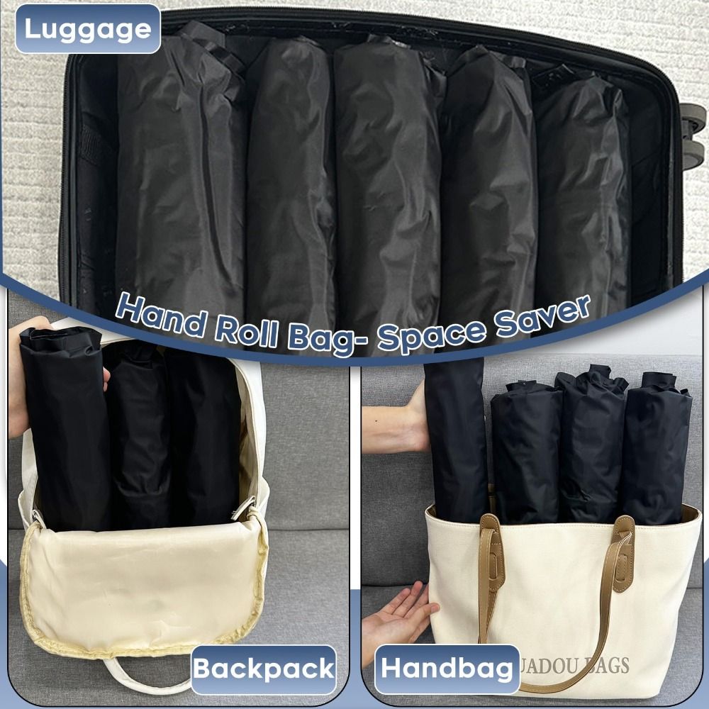Reusable Hand Roll Vacuum Bags - Luggage ulasan dan harga
