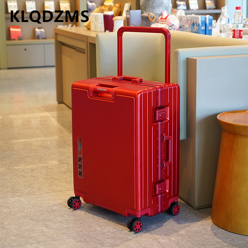 KLQDZMS Suitcase Aluminum Fram - Aluminum Frame Carry On Luggage ulasan dan harga