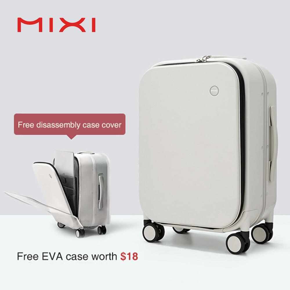 Mixi Patent Design Aluminum Fr - Aluminum Frame Carry On Luggage ulasan dan harga