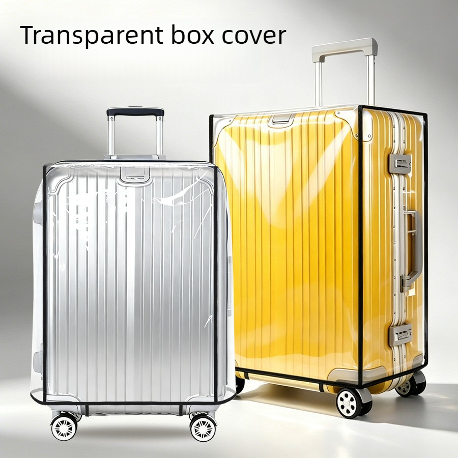 Transparent PVC Luggage Cover  - Luggage Protective Cover Transparent ulasan dan harga