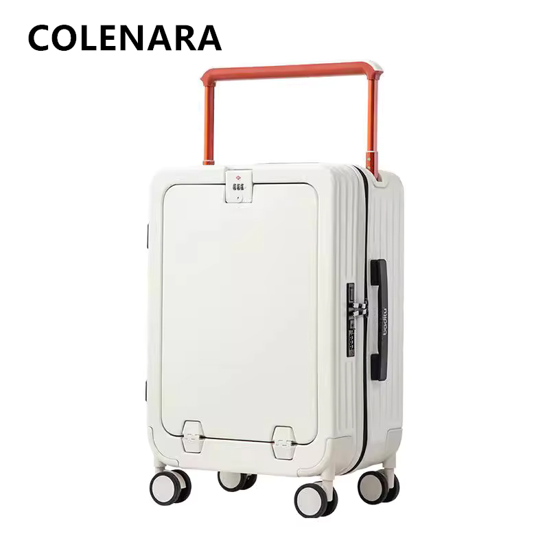 COLENARA High Quality Suitcase - Front Opening Laptop Luggage 24 Inch ulasan dan harga