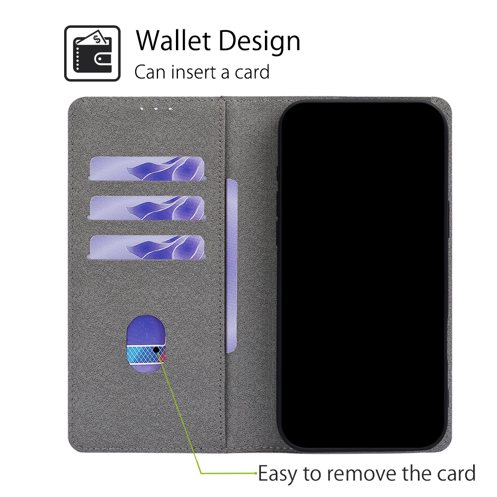 Painted Magnetic Flip Leather  - Wallets ulasan dan harga