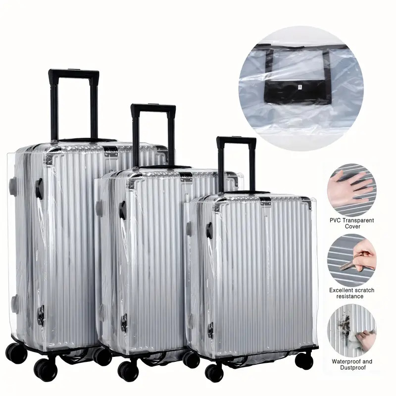 18-30 Inch Suitcase PVC Cover  - Waterproof Suitcase Cover Protector ulasan dan harga