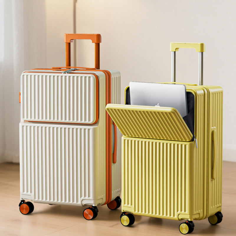 Stylish 20 24 inch Travel Suit - Front Opening Laptop Luggage 24 Inch ulasan dan harga