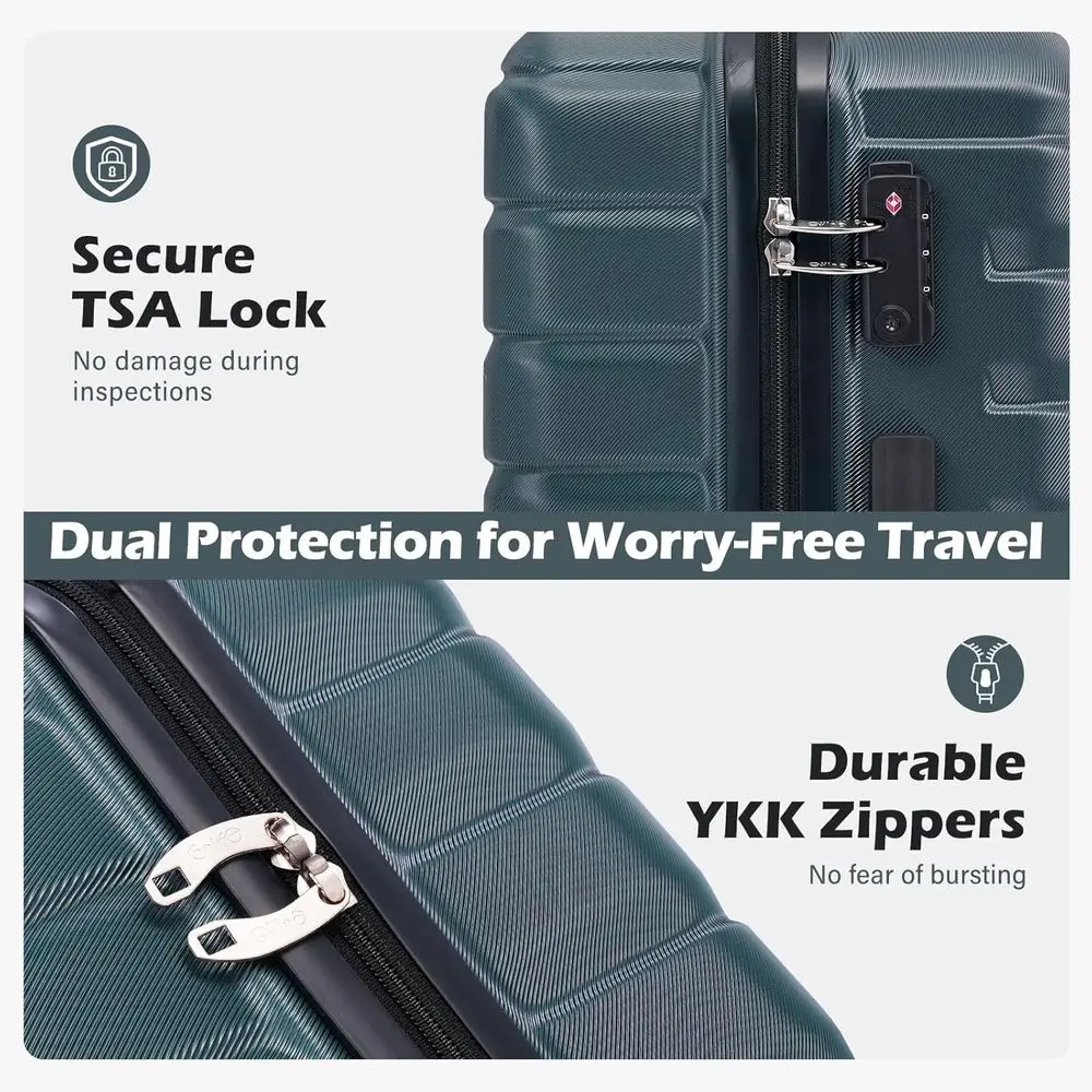 3-Piece Hard Shell Spinner Sui - Expandable Hard Shell Luggage Set ulasan dan harga