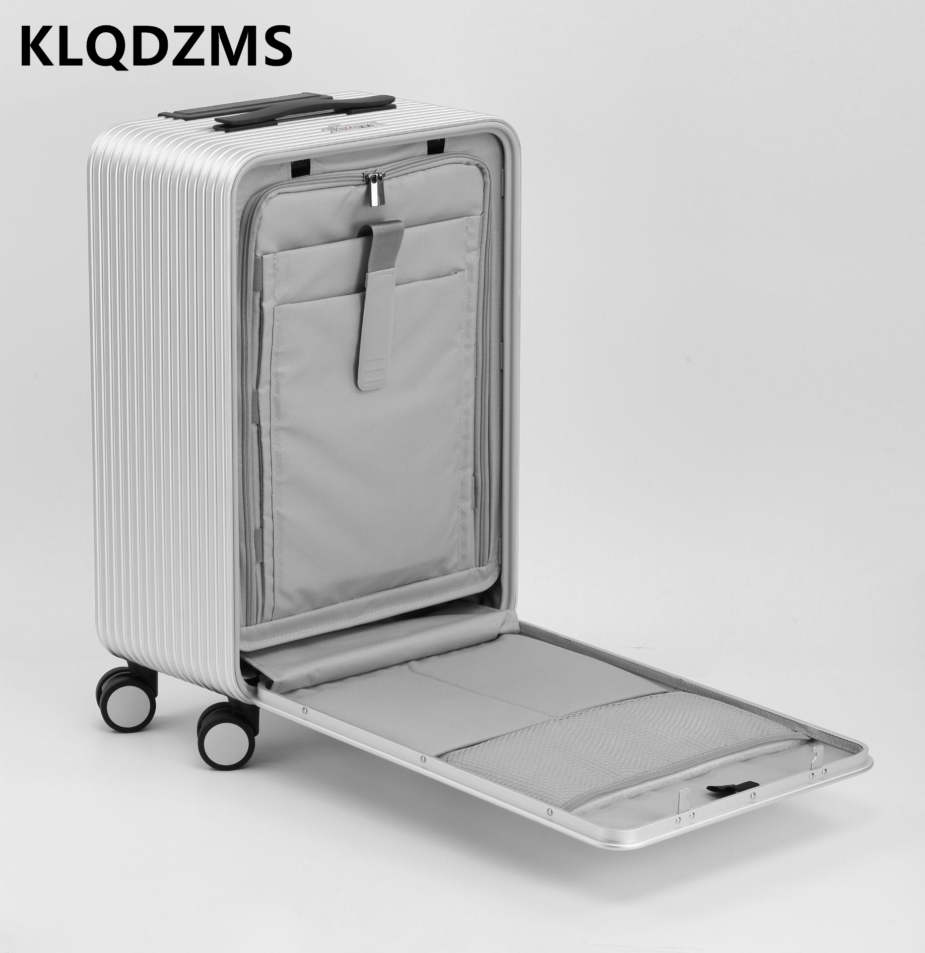 KLQDZMS Luggage All Aluminum M - Front Opening Laptop Luggage 24 Inch ulasan dan harga