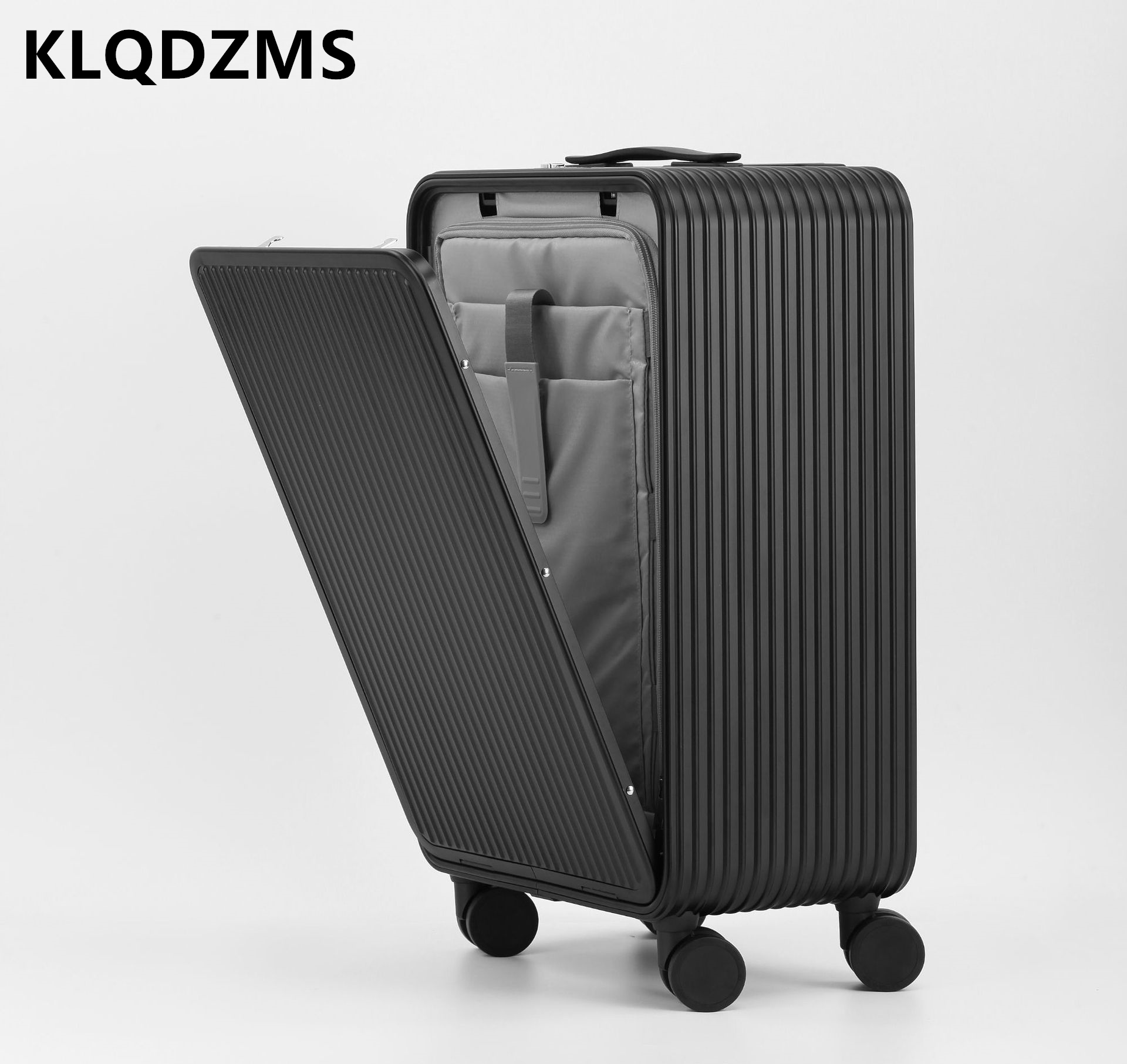 KLQDZMS Luggage All Aluminum M - Front Opening Laptop Luggage 24 Inch ulasan dan harga