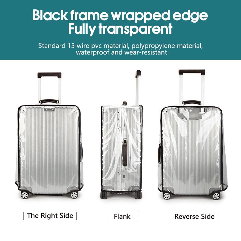 Hot Sale Travel Transparent Lu - Luggage Protective Cover Transparent ulasan dan harga
