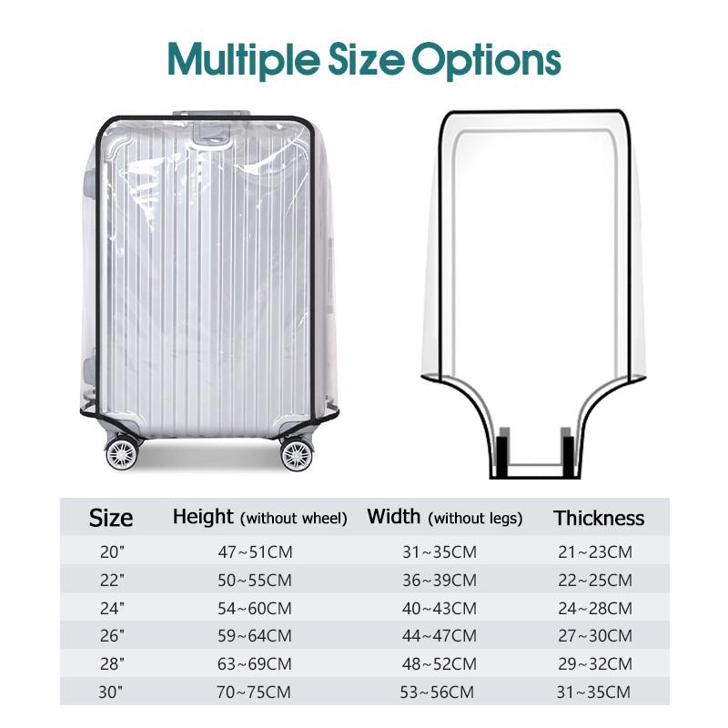 Hot Sale Travel Transparent Lu - Luggage Protective Cover Transparent ulasan dan harga
