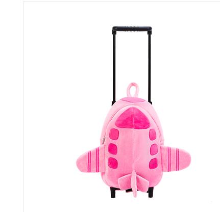 kid Rolling backpack for Schoo - Foldable Rolling Luggage Bag ulasan dan harga