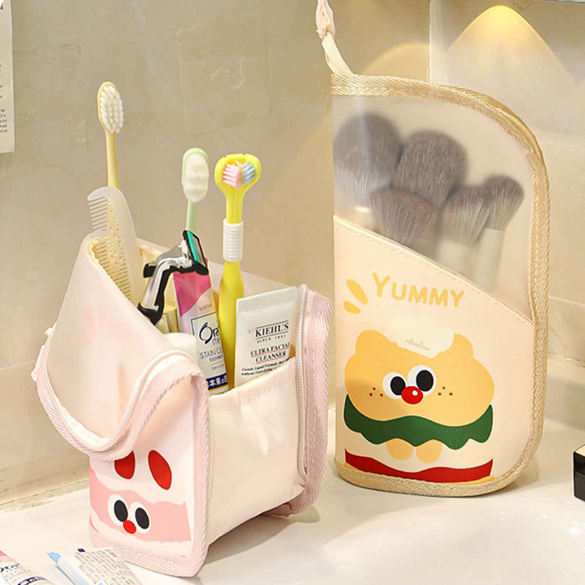 1Pcs Cosmetic Bag Travel Stand - Cosmetic Bags ulasan dan harga