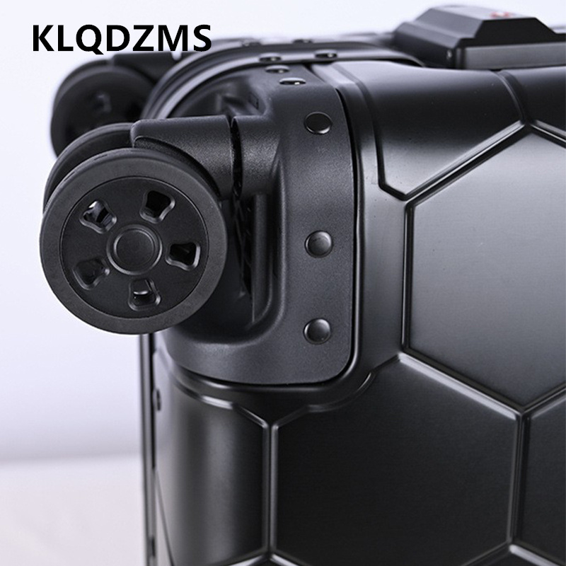 KLQDZMS Cabin Suitcase All Alu - Spinner Wheel Rolling Suitcase 20 Inch ulasan dan harga