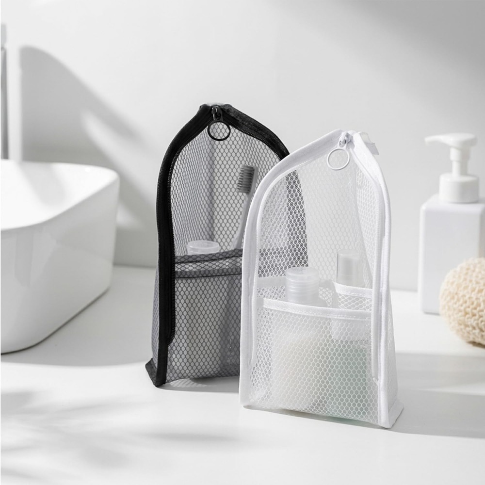 Mesh Toiletry Bag Breathable Q - Cosmetic Bags ulasan dan harga