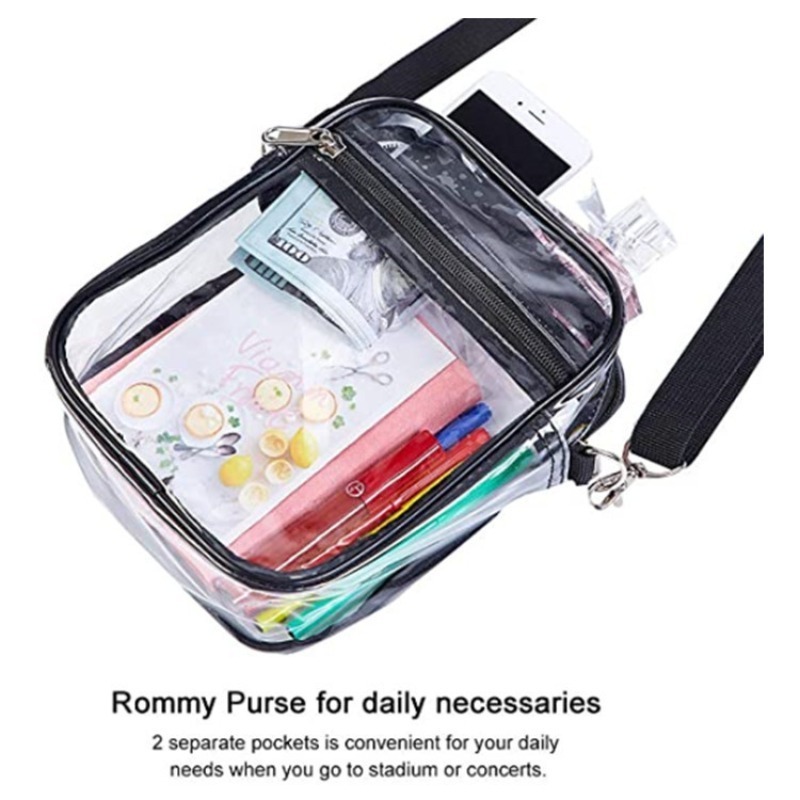 1-10PCS Women Clear Crossbody  - Travel Bags ulasan dan harga