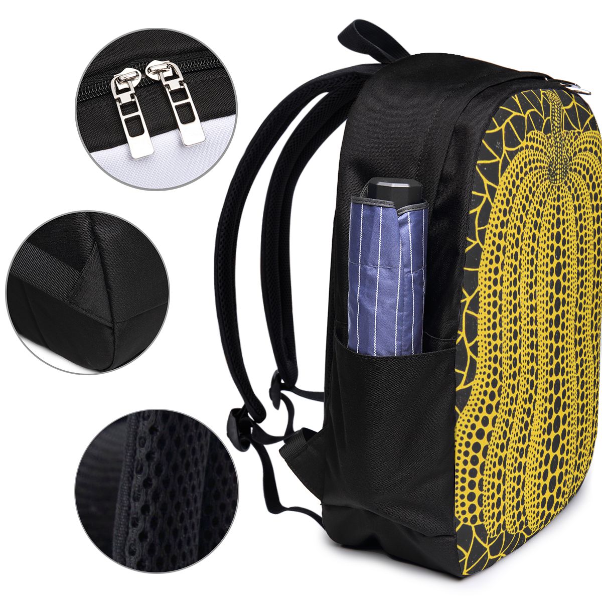 Yayoi Kusama Pumpkin Abstract  - Travel Bags ulasan dan harga