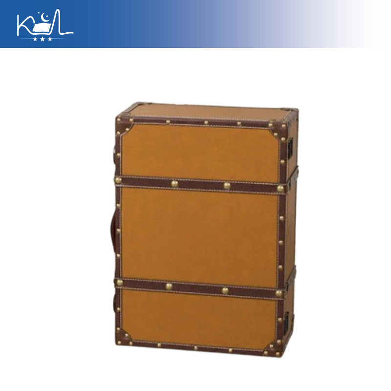 Vintage Orange Decorative Suit - Retro Vintage Trunk Suitcase ulasan dan harga