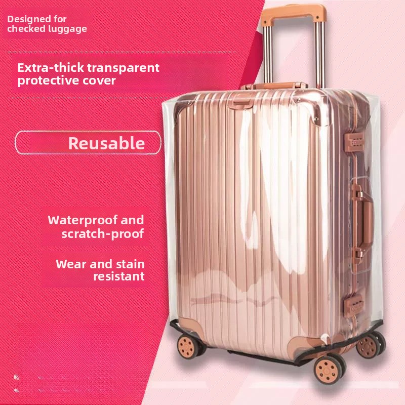 Thickened Protective Cover for - Luggage Protective Cover Transparent ulasan dan harga